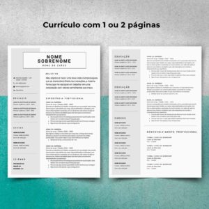 Currículo Líder 2 páginas